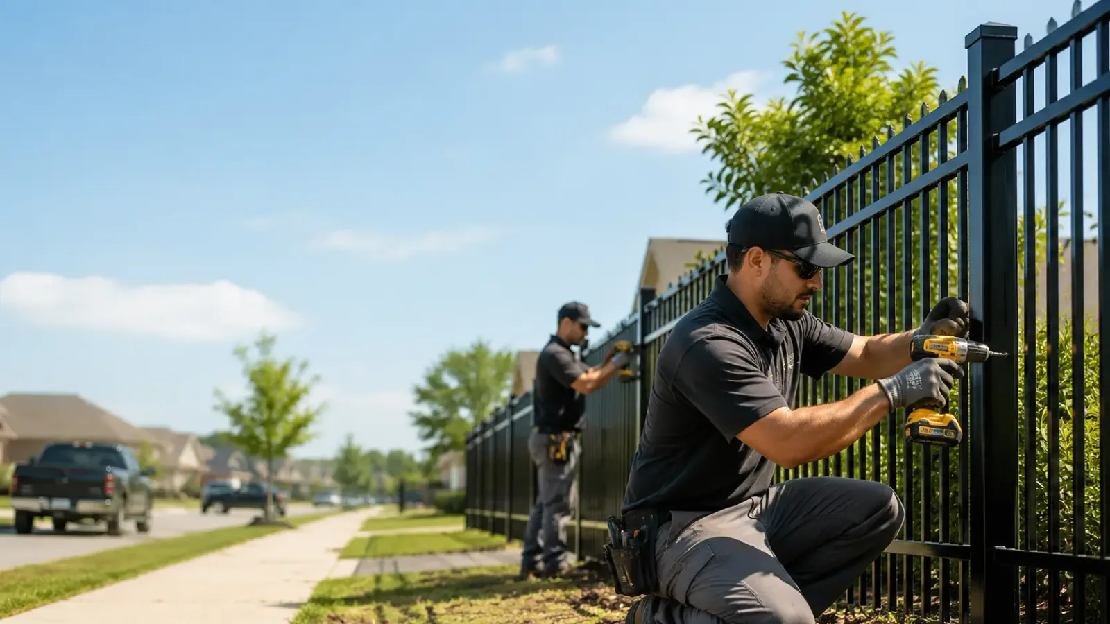 Metal Fence Installation in Preston, OK